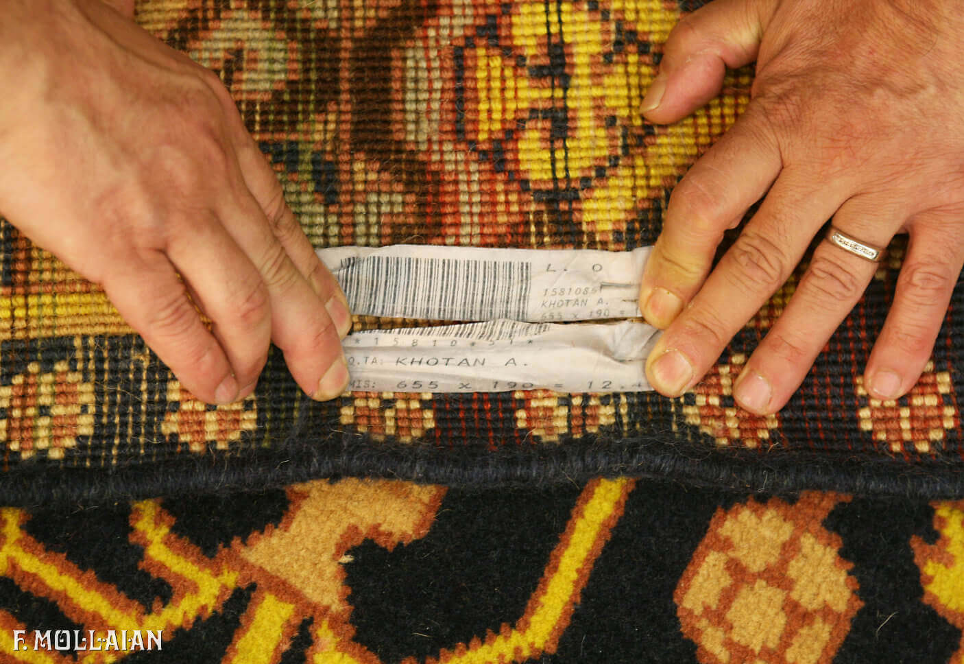 A Kalleh Khotan Antique Carpet n°:15810851